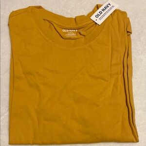 Old Navy Yellow Long Sleeve Tee